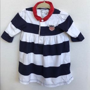 Ralph Lauren Red, White, and Blue Dress